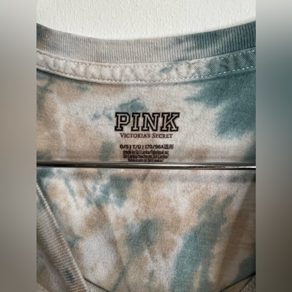 Victorias Secret Pink Tie Dye Tee - Picture 3 of 3